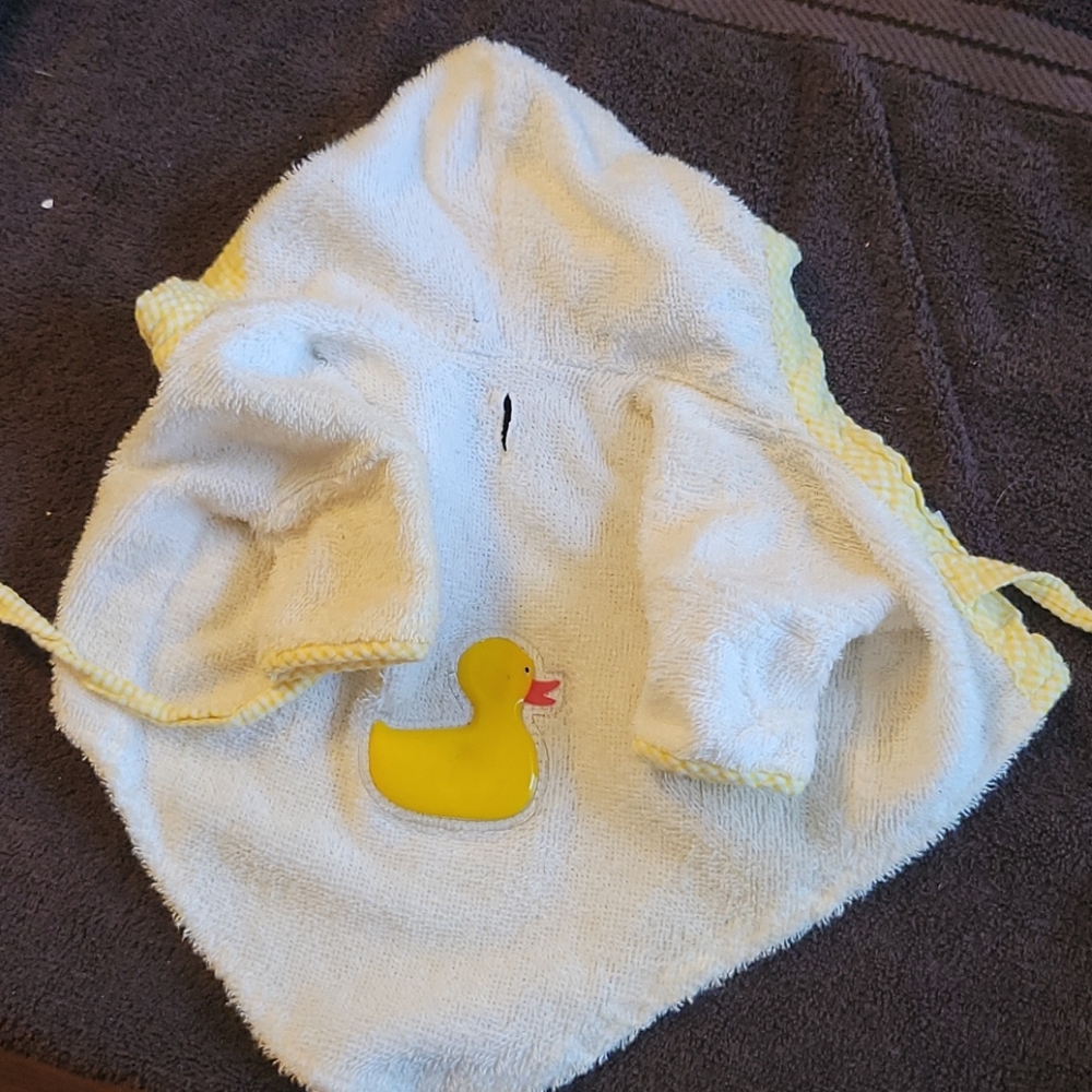 Small Dog Rubber Duckie Robe